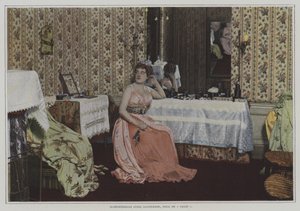La soprano estadounidense Sybil Sanderson en el papel principal de la ópera Thais de Jules Massenet de French Photographer