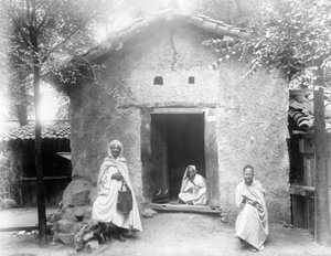 Un ejemplo de Casa Kabyle, Exposición de París, 1889