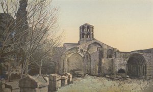 Arlés, Les Alyscamps, Iglesia Saint-Honorat de French Photographer