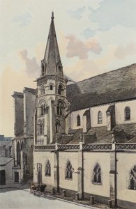 Auxerre, Iglesia de San Eusebio, Fachada lateral norte de French Photographer