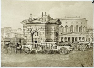 Barriere de Pantin la Villette en “les barrieres de Paris” fotografía de Gouviot de French Photographer
