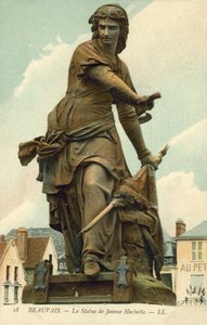 Beauvais, estatua de Jeanne Hachette (foto a color) de French Photographer