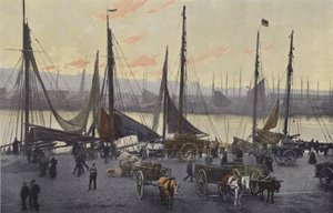 Boulogne-sur-Mer, Preparativos para la pesca de arenques de French Photographer