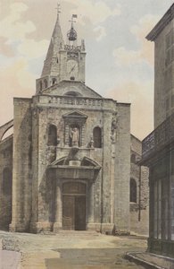 Bourg-Saint-Andeol, Iglesia, Fachada oeste de French Photographer
