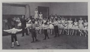 Niños en una clase de ballet de French Photographer