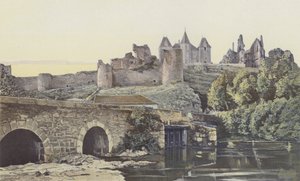 Bressuire, Ruinas del Castillo, Exterior, Vista SO de French Photographer