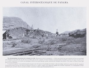 Canal Interoceánico de Panamá (foto en b/n) de French Photographer