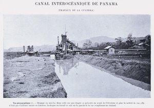 Canal Interoceánico de Panamá, Trabajos de La Culebra de French Photographer