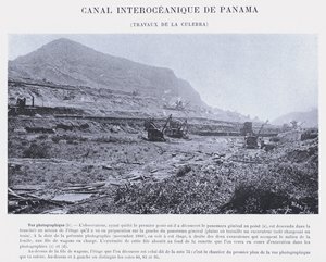 Canal Interoceánico de Panamá, Trabajos de La Culebra de French Photographer