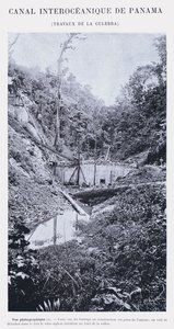 Canal Interoceánico de Panamá, Trabajos de La Culebra (foto en b/n) de French Photographer