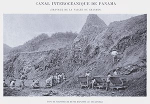 Canal Interoceánico de Panamá, trabajos del Valle del Chagres de French Photographer