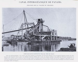 Canal Interoceánico de Panamá, trabajos del Valle del Chagres de French Photographer