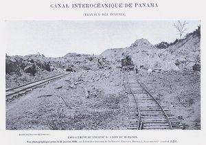 Canal Interoceánico de Panamá, trabajos de las esclusas de French Photographer