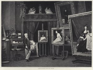Carolus-Duran en su taller
