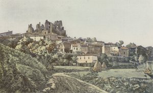 Chabrillan, Vista general y ruinas del Castillo de French Photographer