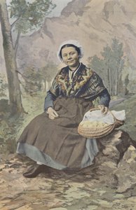 Chambéry, Campesina de los alrededores de French Photographer