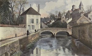 Chatillon-sur-Seine, Iglesia Saint-Vorles y Perthuis-au-Loup de French Photographer