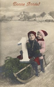 Niños en un tobogán
