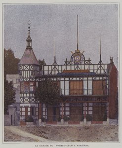 Casa club del club de remo Societe des Regates Parisiennes, Asnieres, París, Francia de French Photographer