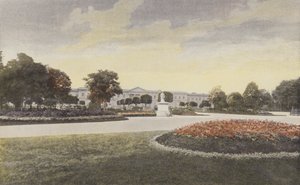 Compiegne, Fachada del Palacio sobre el pequeño Parque de French Photographer