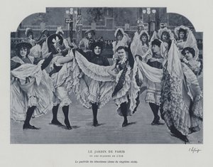 Bailarines en el Jardin de Paris