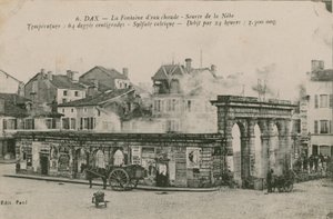 Dax - el manantial de agua caliente - fuente de Nebe de French Photographer