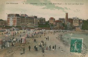 Dinard - la playa y el Hotel Royal