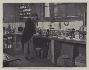 Director de Obras Científicas y Técnicas en el laboratorio de química en la fábrica de porcelana de Sèvres, Francia de French Photographer