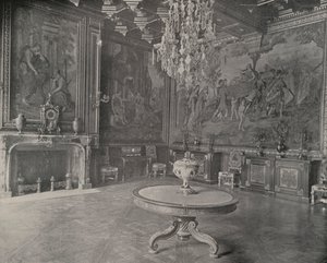 Salón de Dibujo, Palacio de Fontainebleau de French Photographer