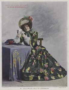 Emilie Mily-Meyer como Mademoiselle Lenormand en La Revue Retrospective de French Photographer