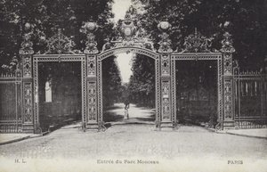 Entrada, Parc Monceau, París de French Photographer
