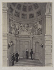 Entrada al pabellón americano, Exposición Universal 1900, París de French Photographer