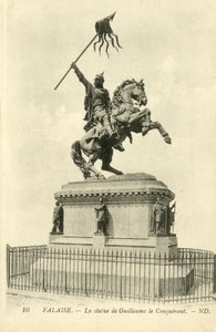 Falaise, La estatua de Guillermo el Conquistador, ND de French Photographer