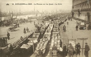 Pescado en el muelle, Boulogne-sur-Mer