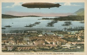 Flota y globo de presa en Toulon, Cote D