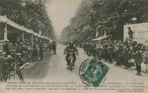 Gran Premio de Motociclismo de Francia, Fontainebleau, 22 de junio de 1913