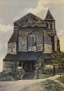 Gennes, Eglise St-Veterin, Conjunto O (antes de la restauración del campanario) de French Photographer