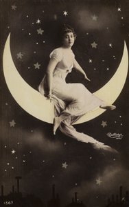 Chica en la luna de French Photographer