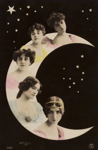 Chicas en la luna