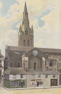 Grenoble, Iglesia de San Andrés, Lado Norte de French Photographer