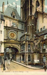Gros Horloge, Rouen de French Photographer
