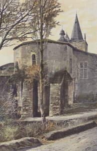 Hagetmau, Iglesia, Lado del ábside de French Photographer