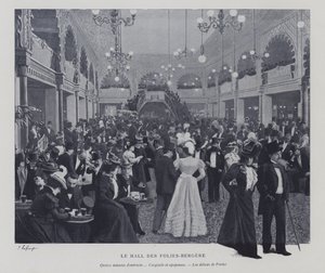 Sala de las Folies Bergere, París, durante un intervalo