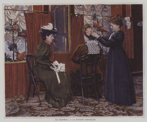Haciéndose un sombrero en Maison Nouvelle, París de French Photographer