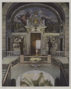 Interior del pabellón alemán, Exposición Universal 1900, París de French Photographer