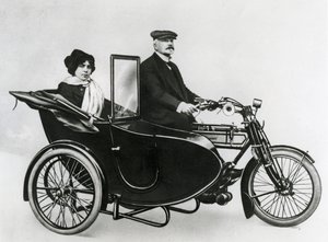 Jouve & Co. side car, 1914 de French Photographer