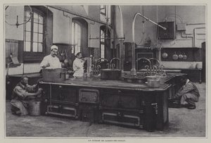 Cocina del Lycée Janson-de-Sailly, París de French Photographer