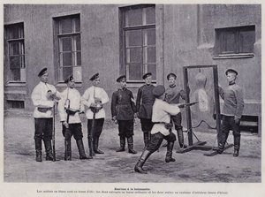 El ejército ruso: Esgrima con bayoneta de French Photographer