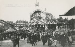 La Foire du Trône, Place de la Nation, París, c.1905 de French Photographer