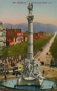 La Fontaine Cantini en Marsella. Construida por el escultor André Allar